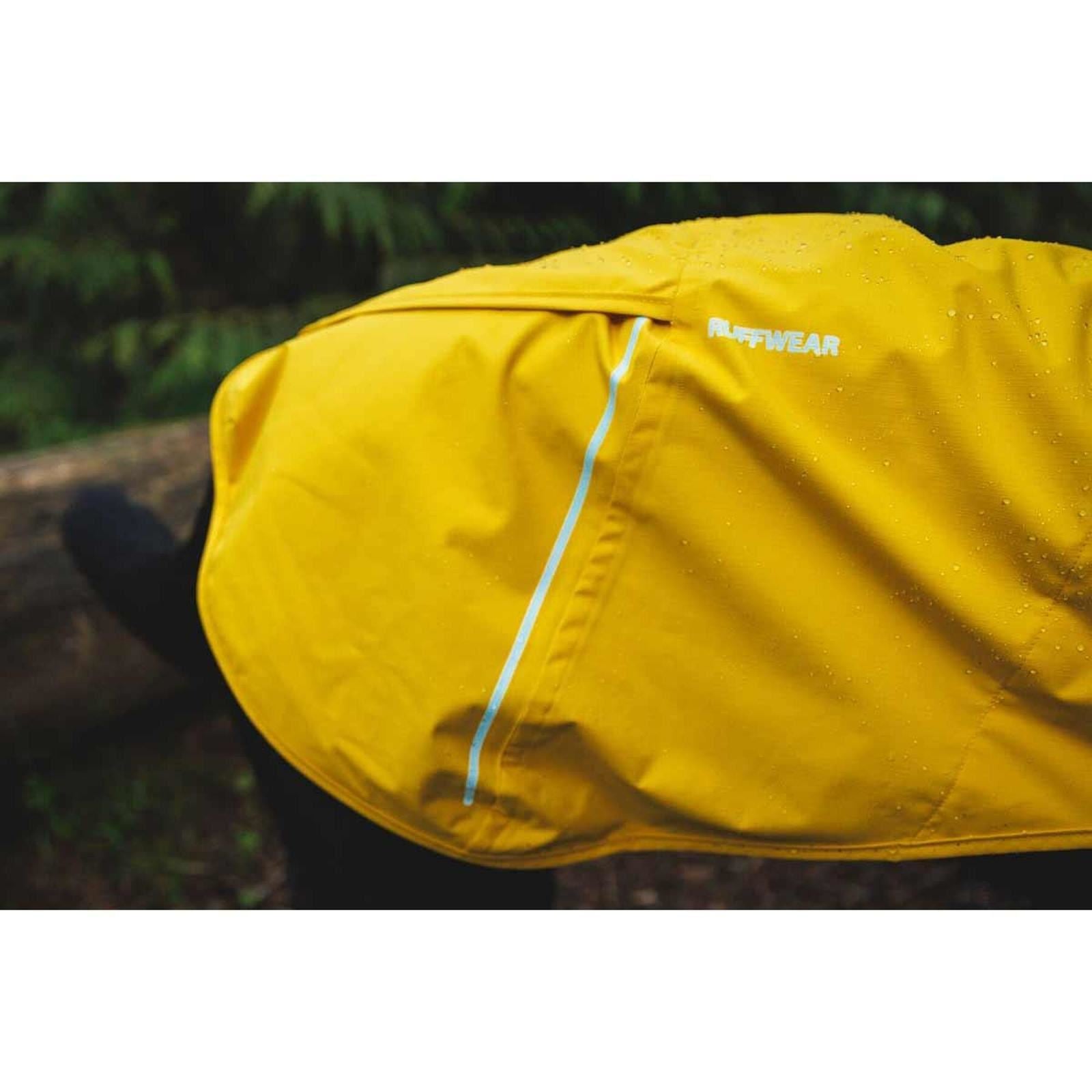Ruffwear Sun Shower Dog Raincoat in Mineral Yellow (Large)