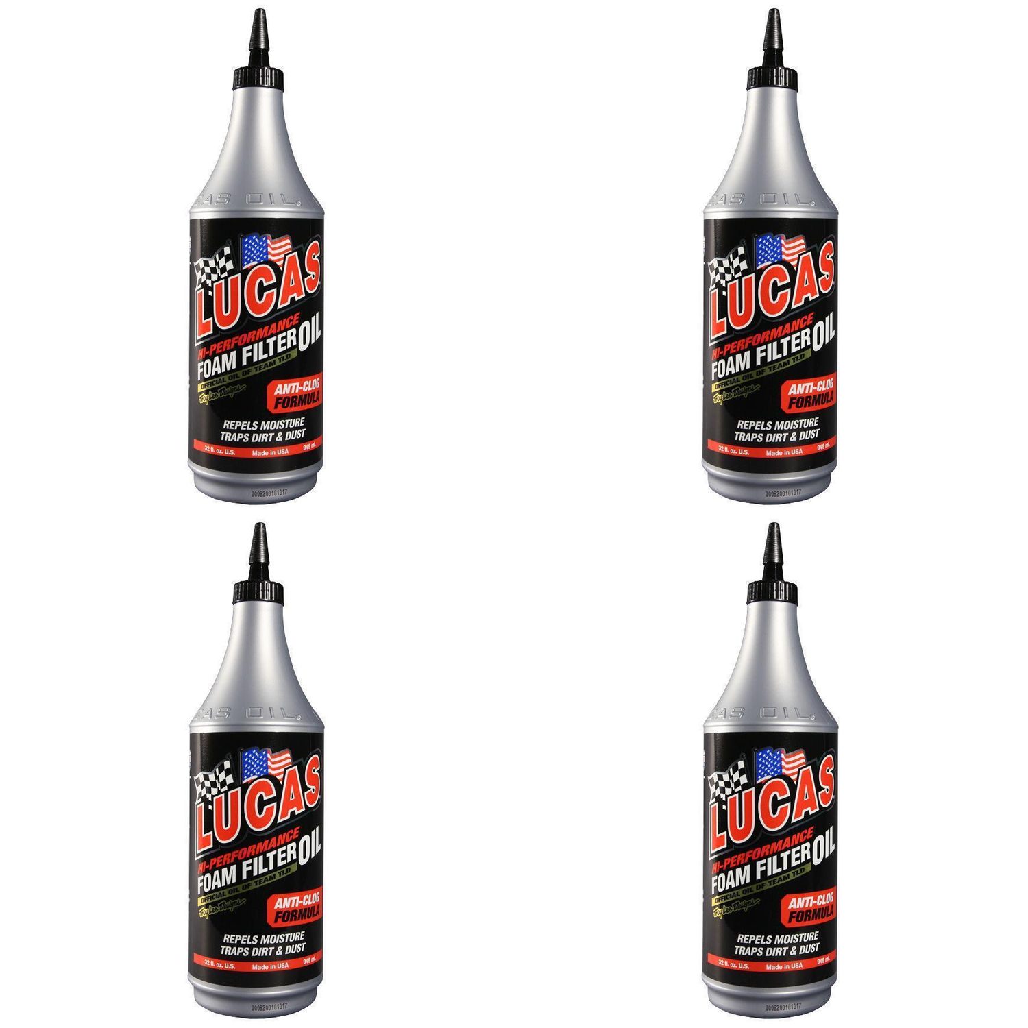 Lucas Oil Foam Air Filter Oil 946ml Anti-Clog