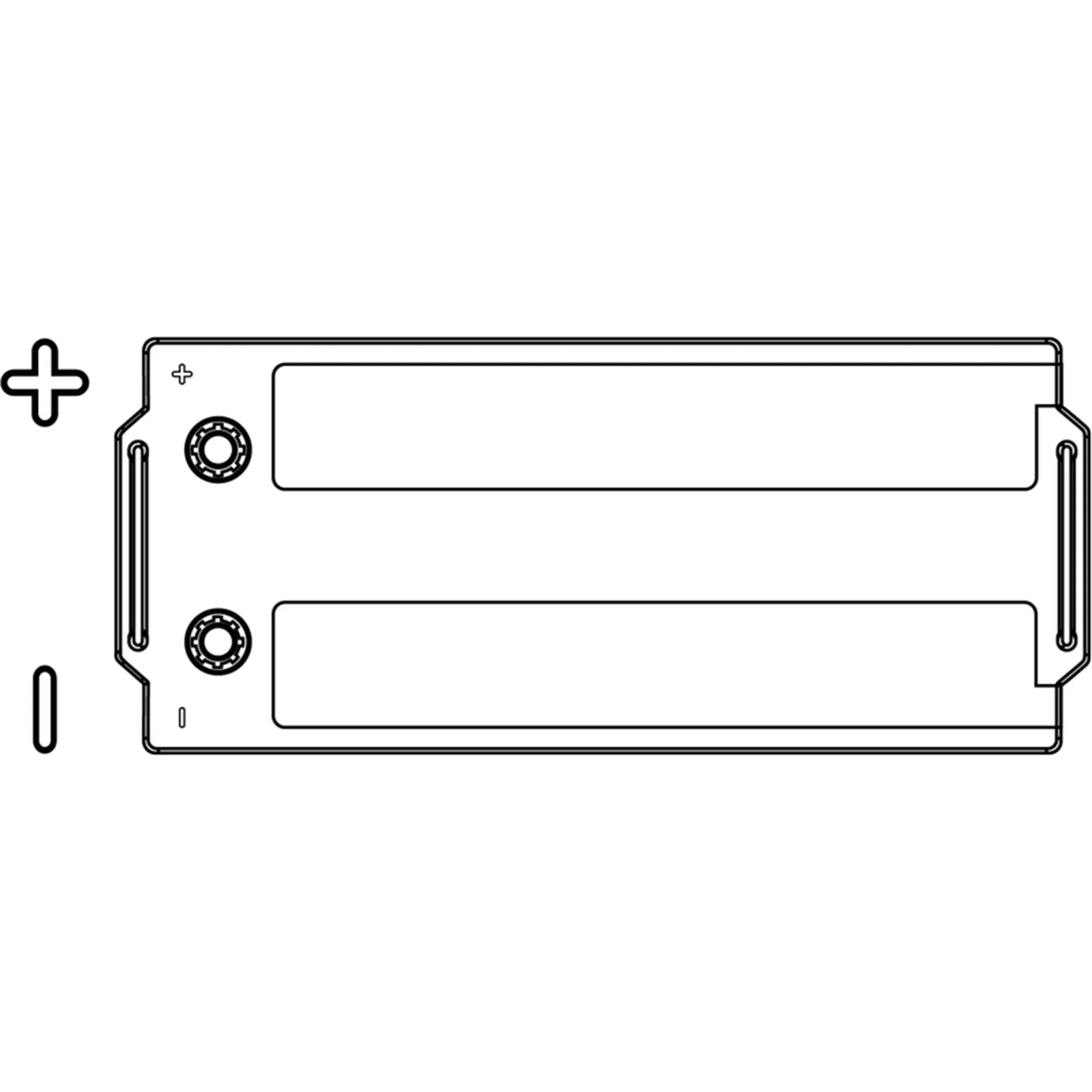 Exide Battery 12V 185Ah 1,150A EF1853