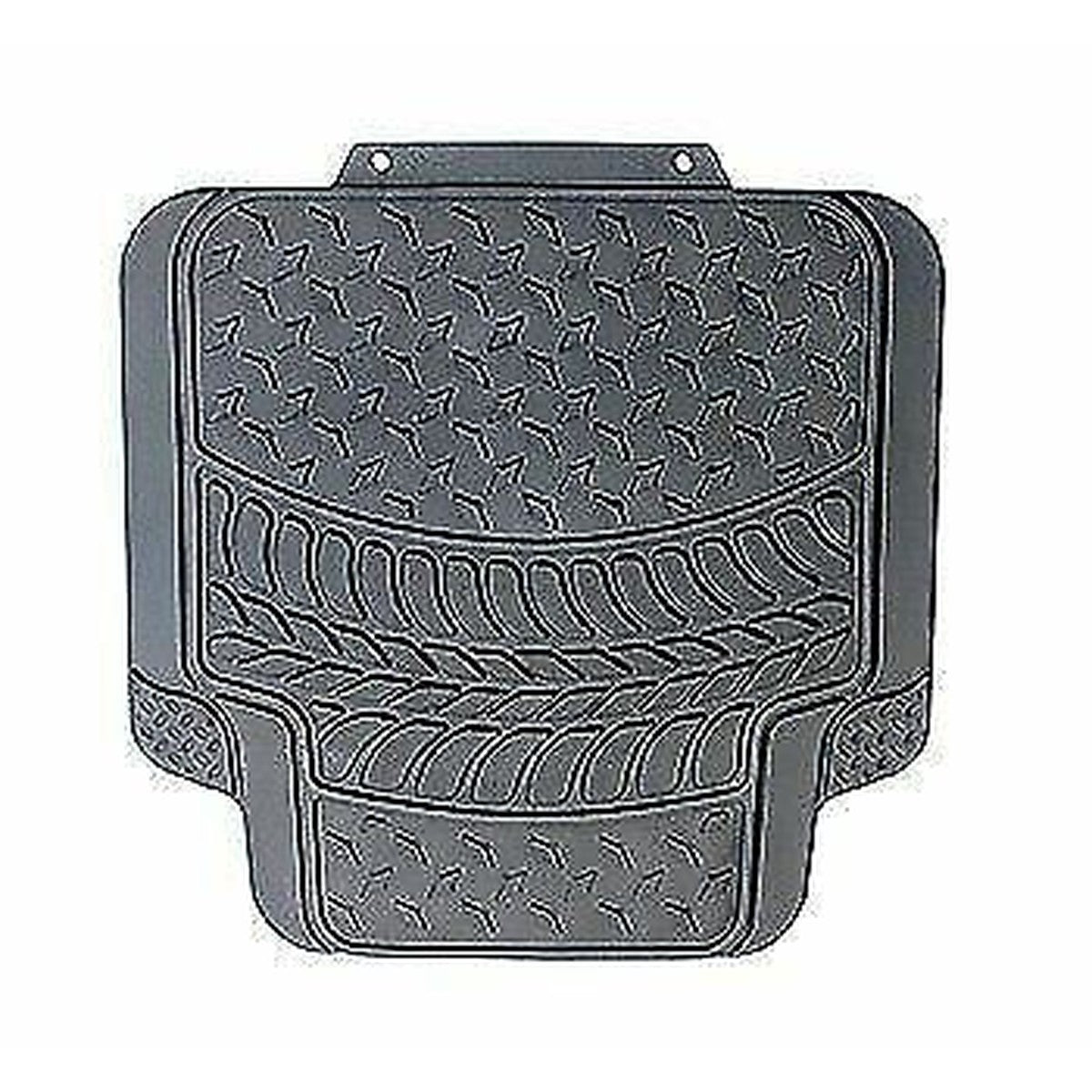 Heavy Duty Rubber Tyre Tred Car Floor Mats Set Non Slip Washable Universal Fit