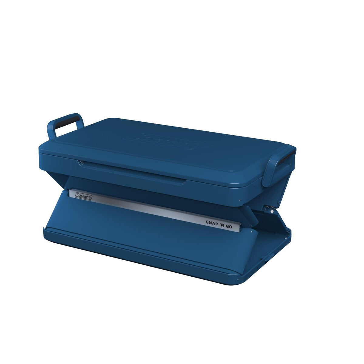 Coleman Snap N Go Blue Sapphire 55QT Collapsible Cooler Coolbox