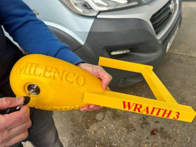 Milenco Wraith 3 Motorhome Wheel Lock Clamp