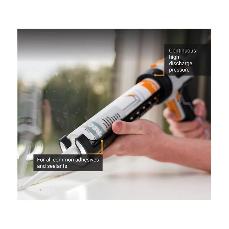 Batavia MAXXPUSH Caulking Gun with LED Light 6V (AA Batteries)