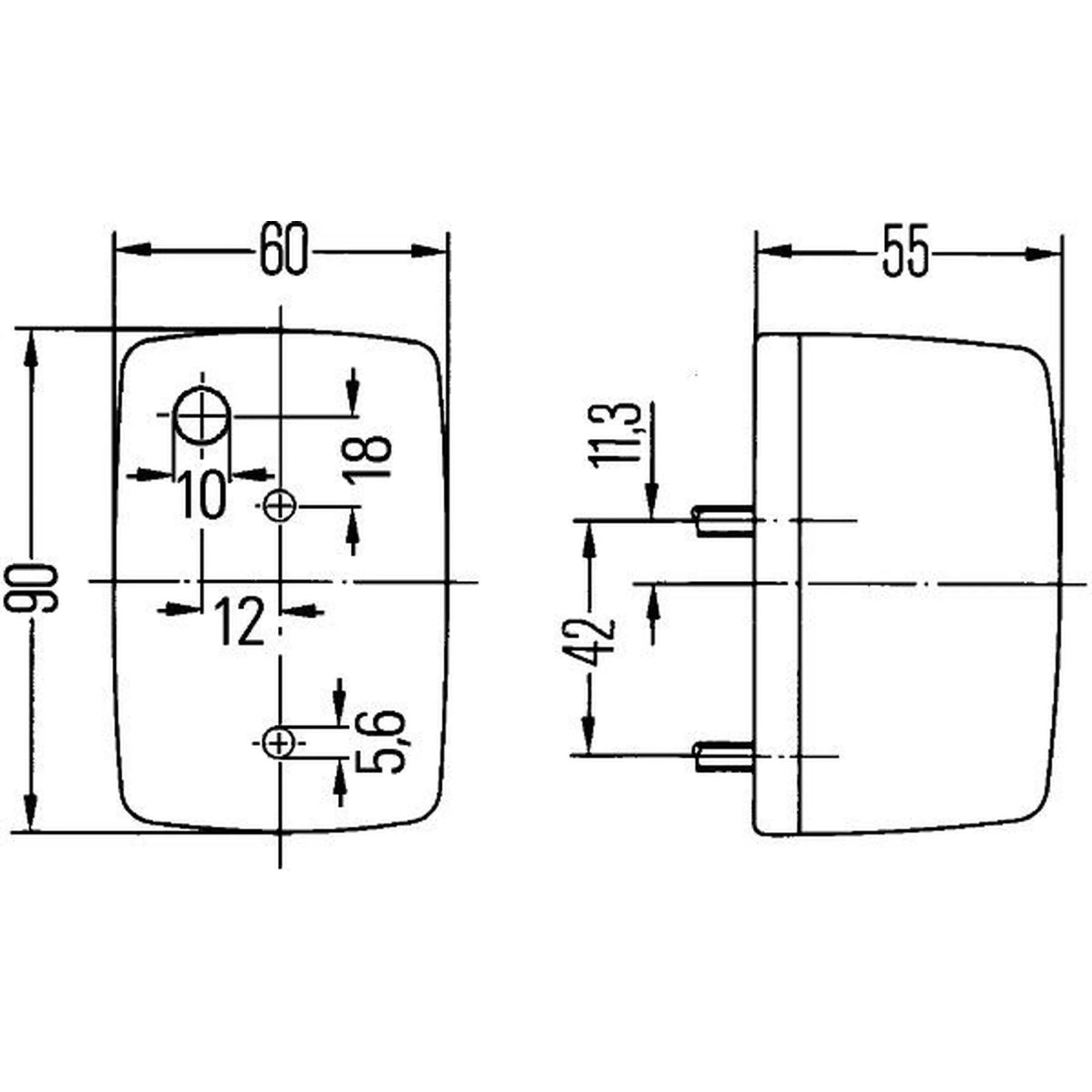 Hella Direction Indicator Light Front 2BA 002 652-101
