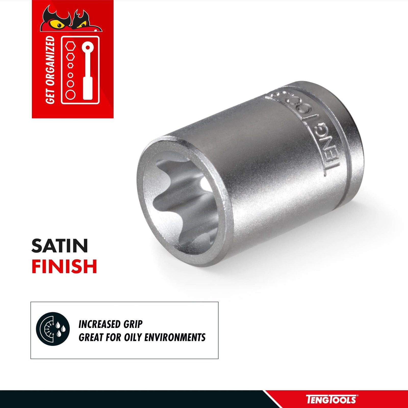 Teng Tools 1/4" TX-E Socket E6