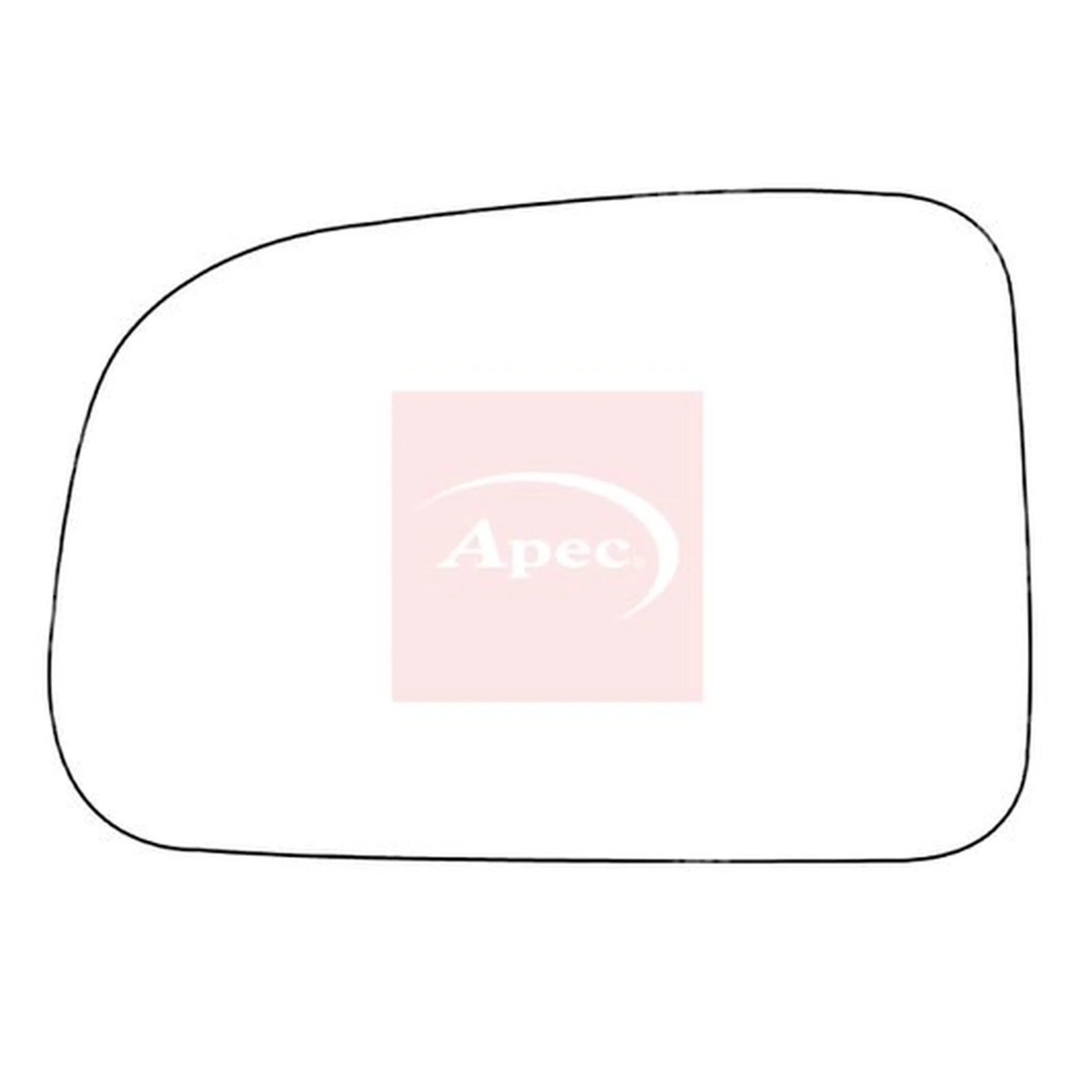 Apec Exterior Wing Mirror Glass Left AMS2613
