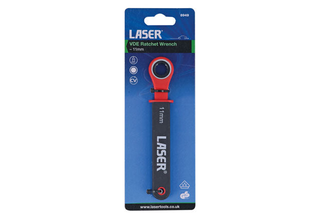 Laser VDE Ratchet Spanner 11mm