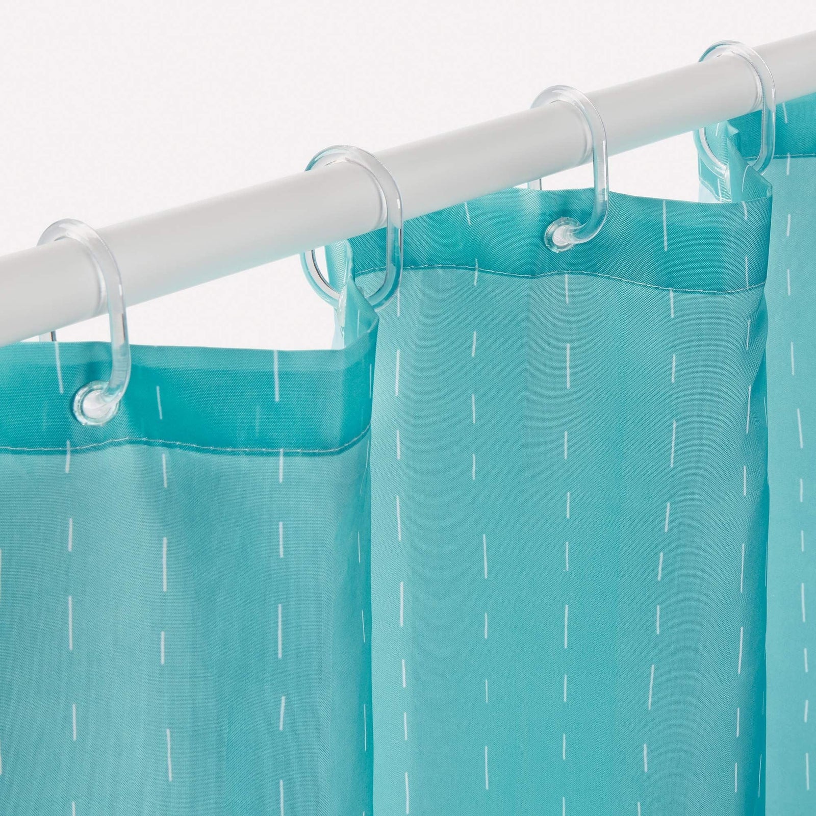 Shower Curtain Green Dash 2349
