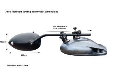 Aero Platinum Mirror Twin Pack