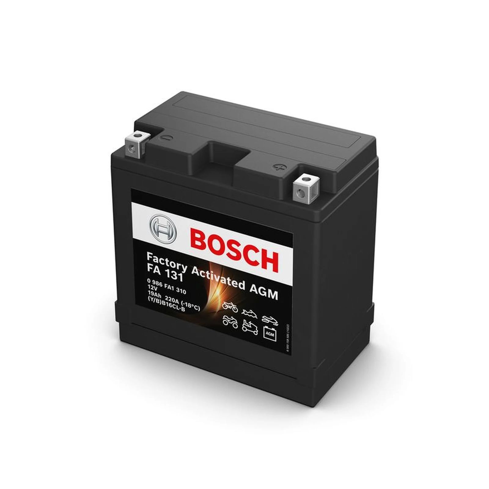 Bosch Batteries Battery 12V 19Ah 220A 0 986 FA1 310