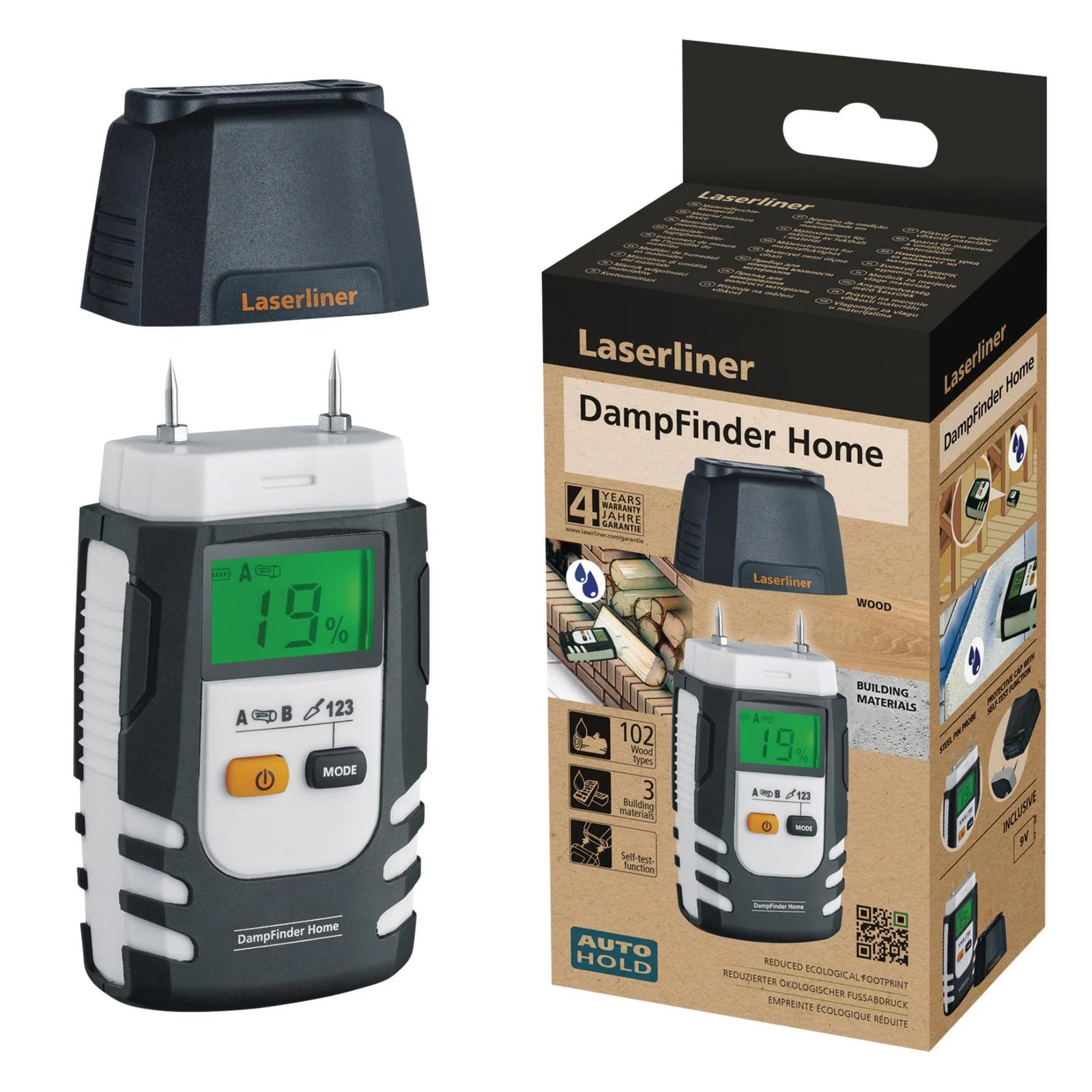 Laserliner 082.013E DampFinder Home Material Moisture Measuring Device
