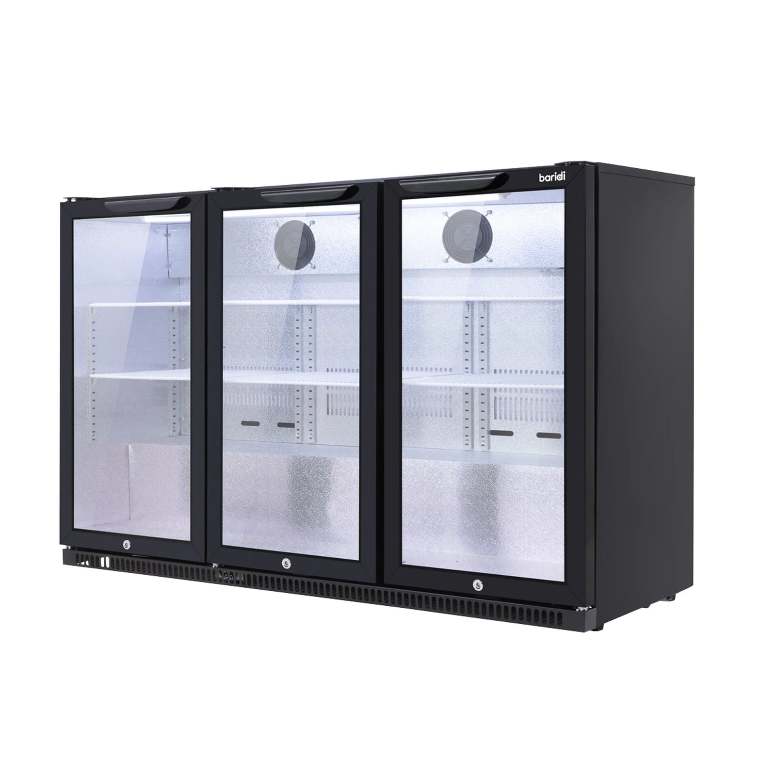 Baridi Back Bar Drinks Fridge Cooler DH336 307L Black