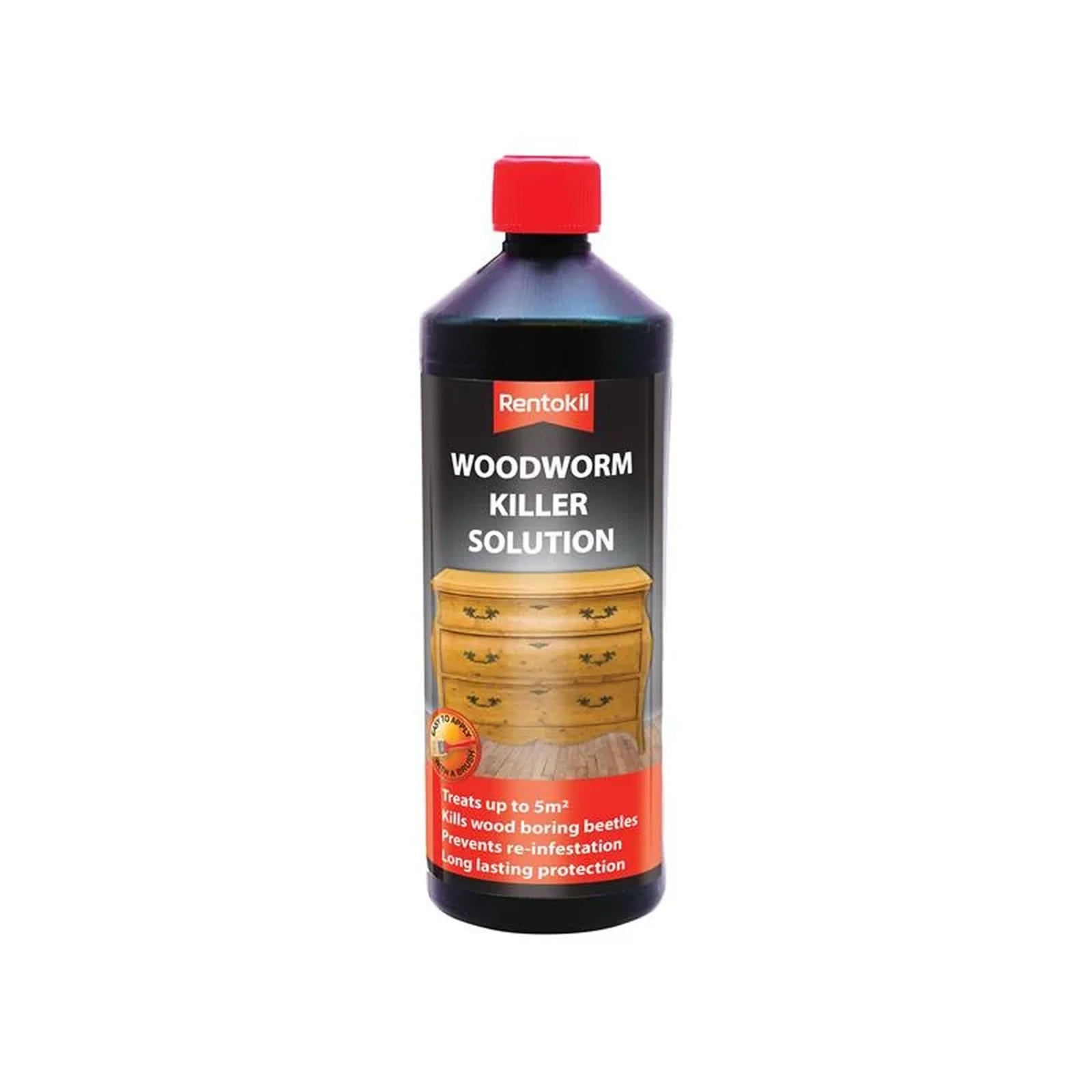 Rentokil Woodworm Killer Solution 1L PSW104 - PSW104