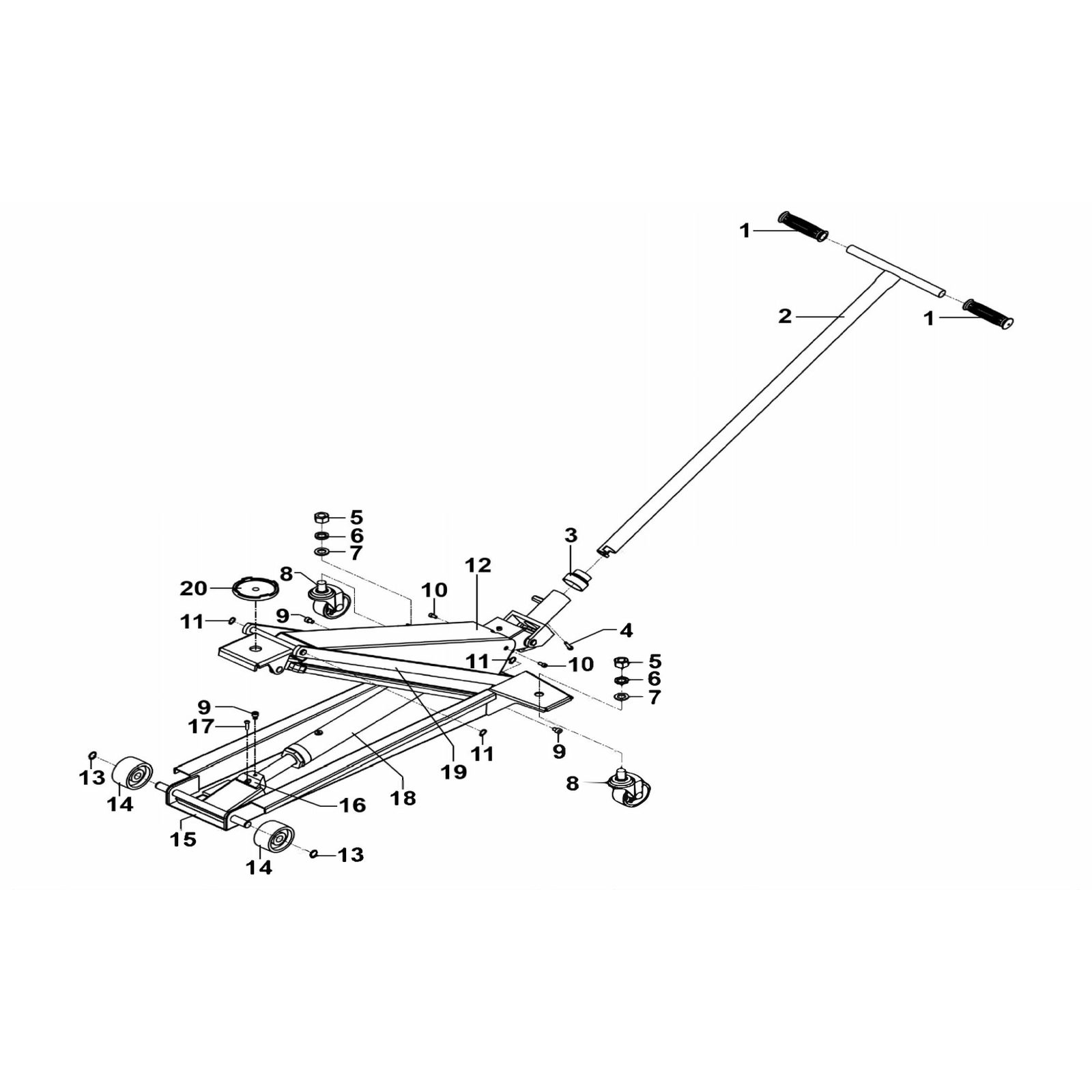 Sealey Handle 2200HL.V2-02