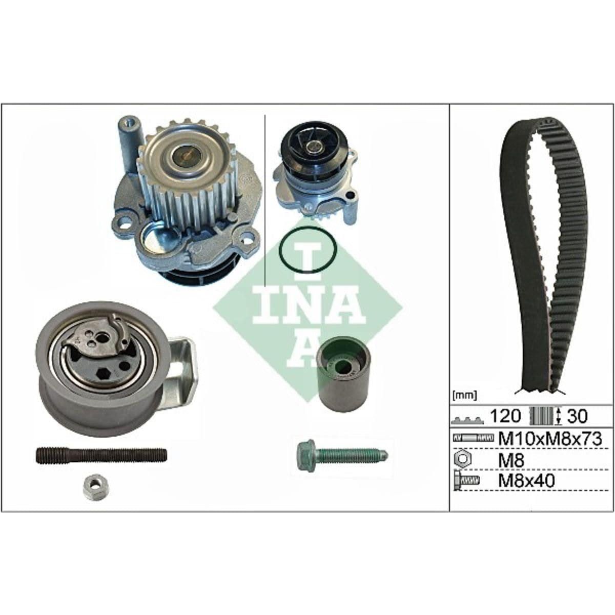 Ina Timing Belt Kit With Water Pump 530009131