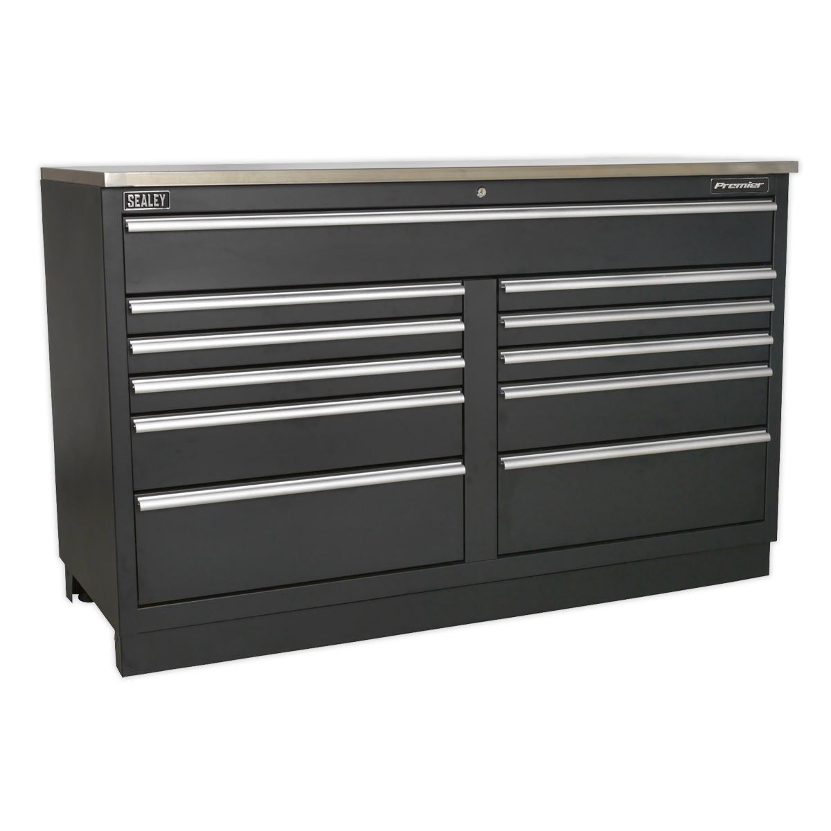 Sealey Premier Premier Storage System with Stainless Worktop 3.55m APMSCOMBO7SS