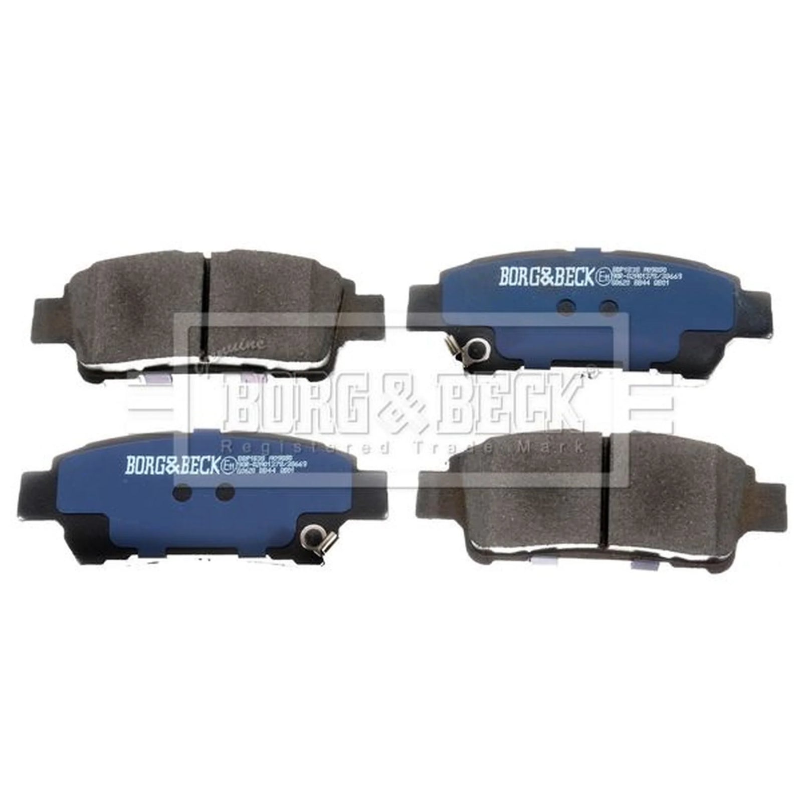 Borg & Beck 4 x Rear Brake Pad Set BBP1838