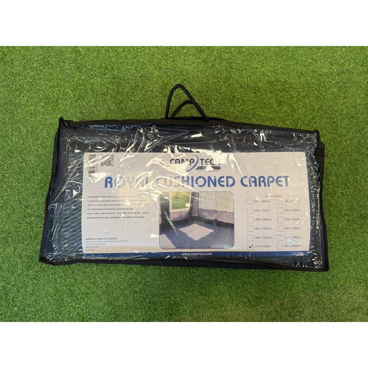 Camptech Royal Cushioned Carpet - 240x340cm
