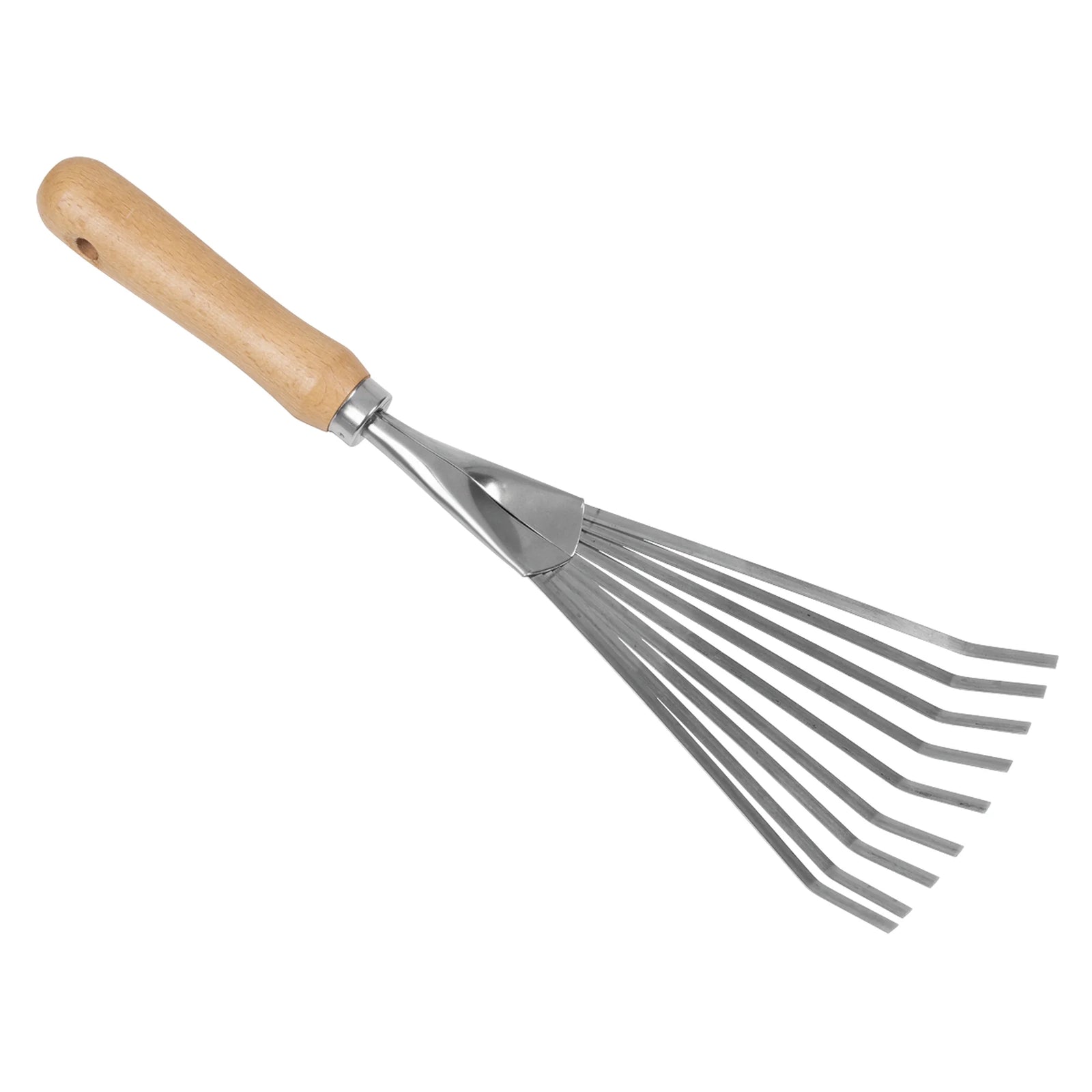 Sealey Premier Leaf Hand Rake GTWH001 Natural Ash Handle