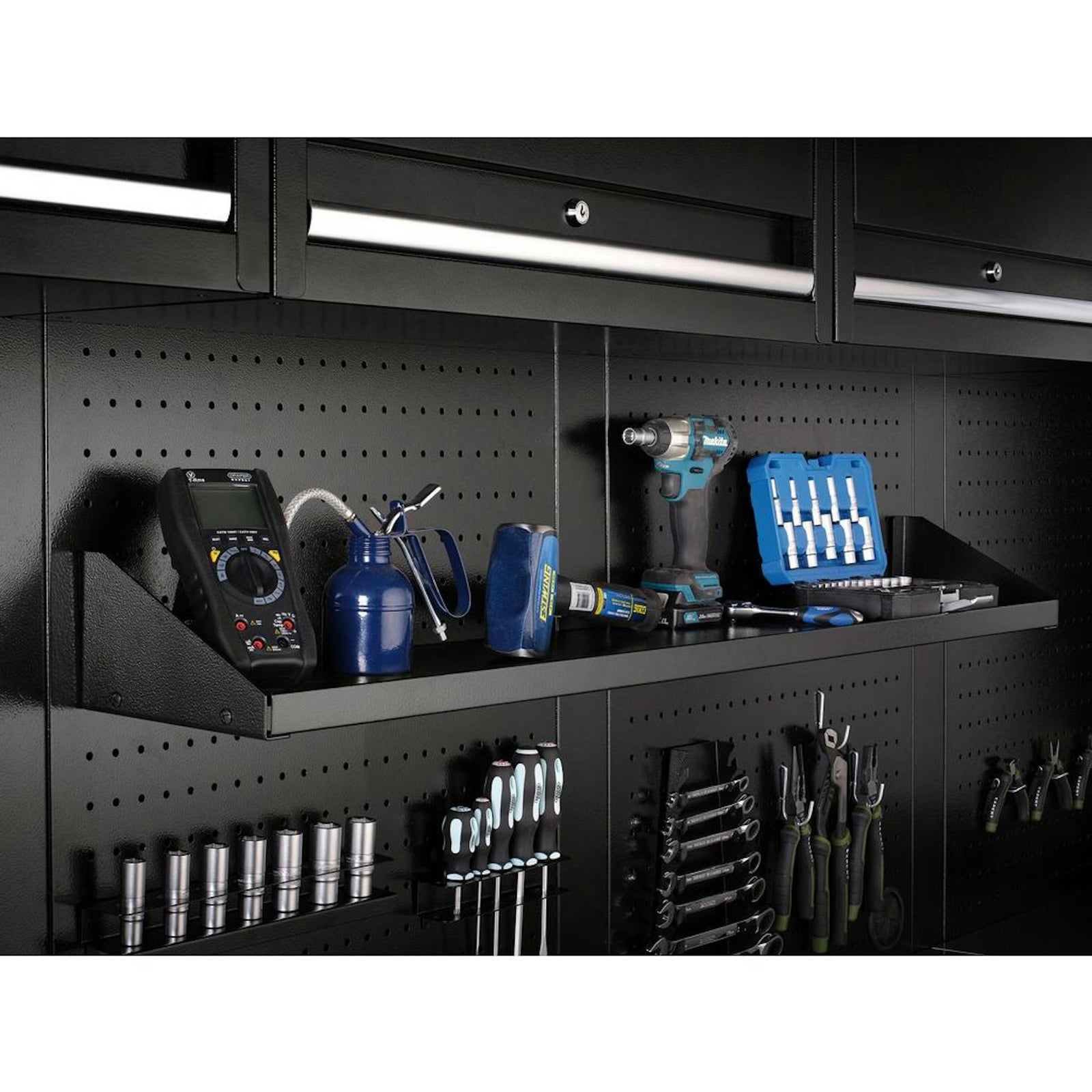 Draper BUNKER Pegboard Shelf, 1224mm - AMS400-PBSHL
