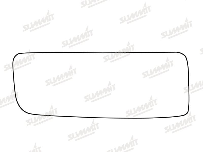 Summit Non-Heated Base Plate With Lower Blind-Spot Mirror Glass fits VW Crafter 06 on LHS