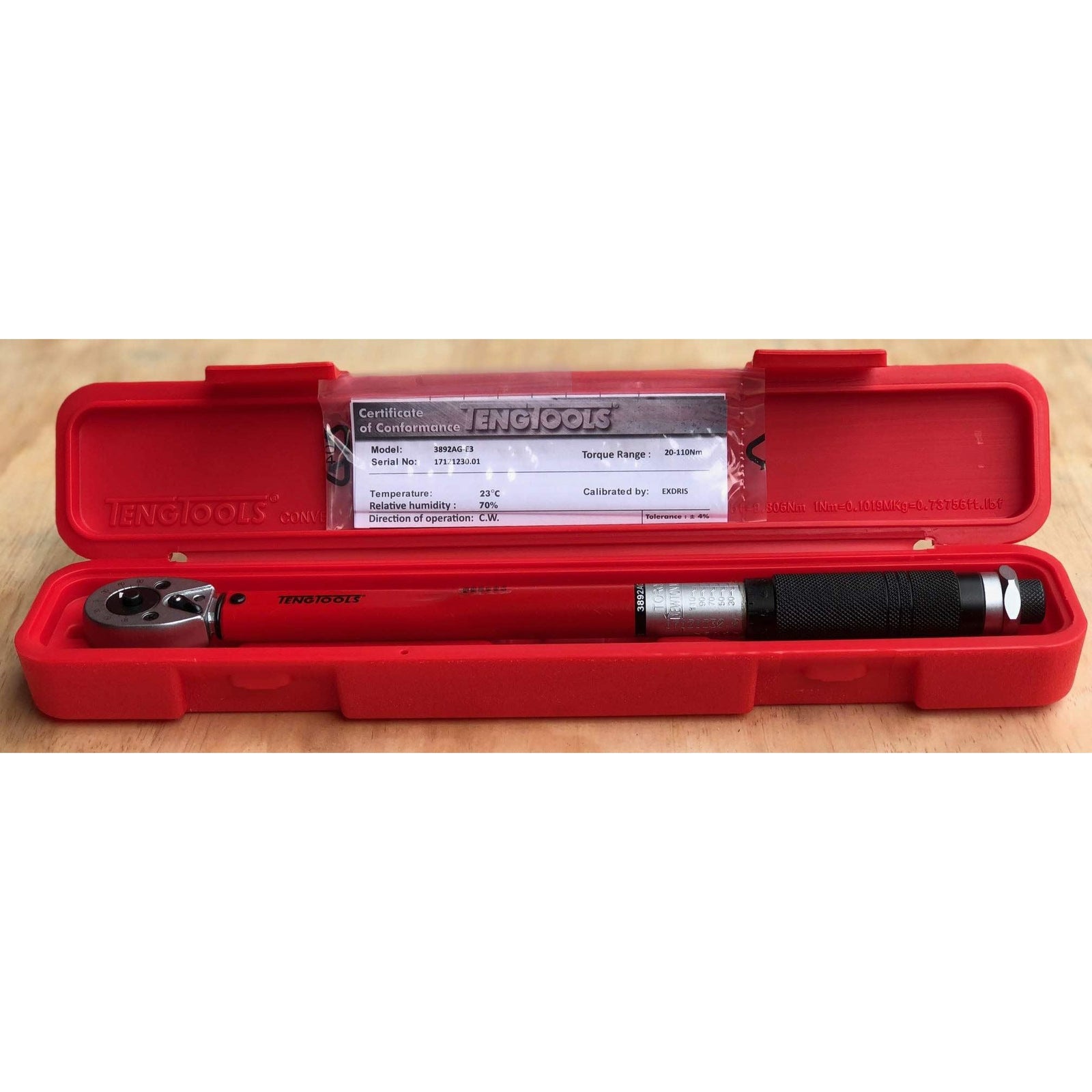 Teng Tools 3/8" Torque Wrench 5 - 25Nm