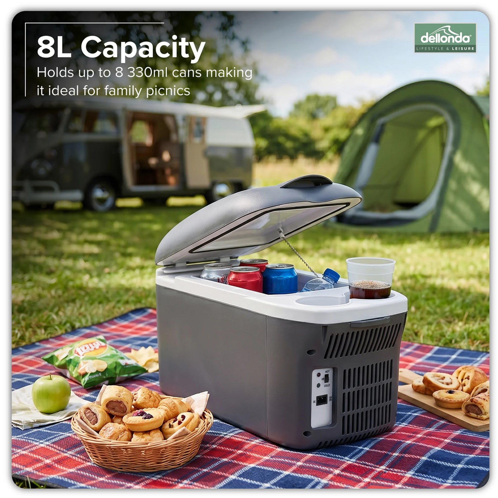 Sealey Portable Cool Box 8L 12V Vehicle Power