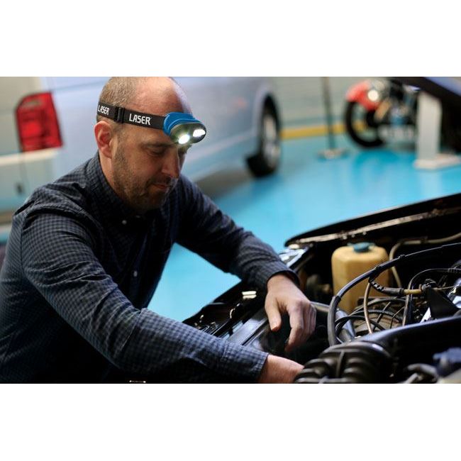 Laser Motion Sensor Headlight / Work Light - Rechargeable 8409