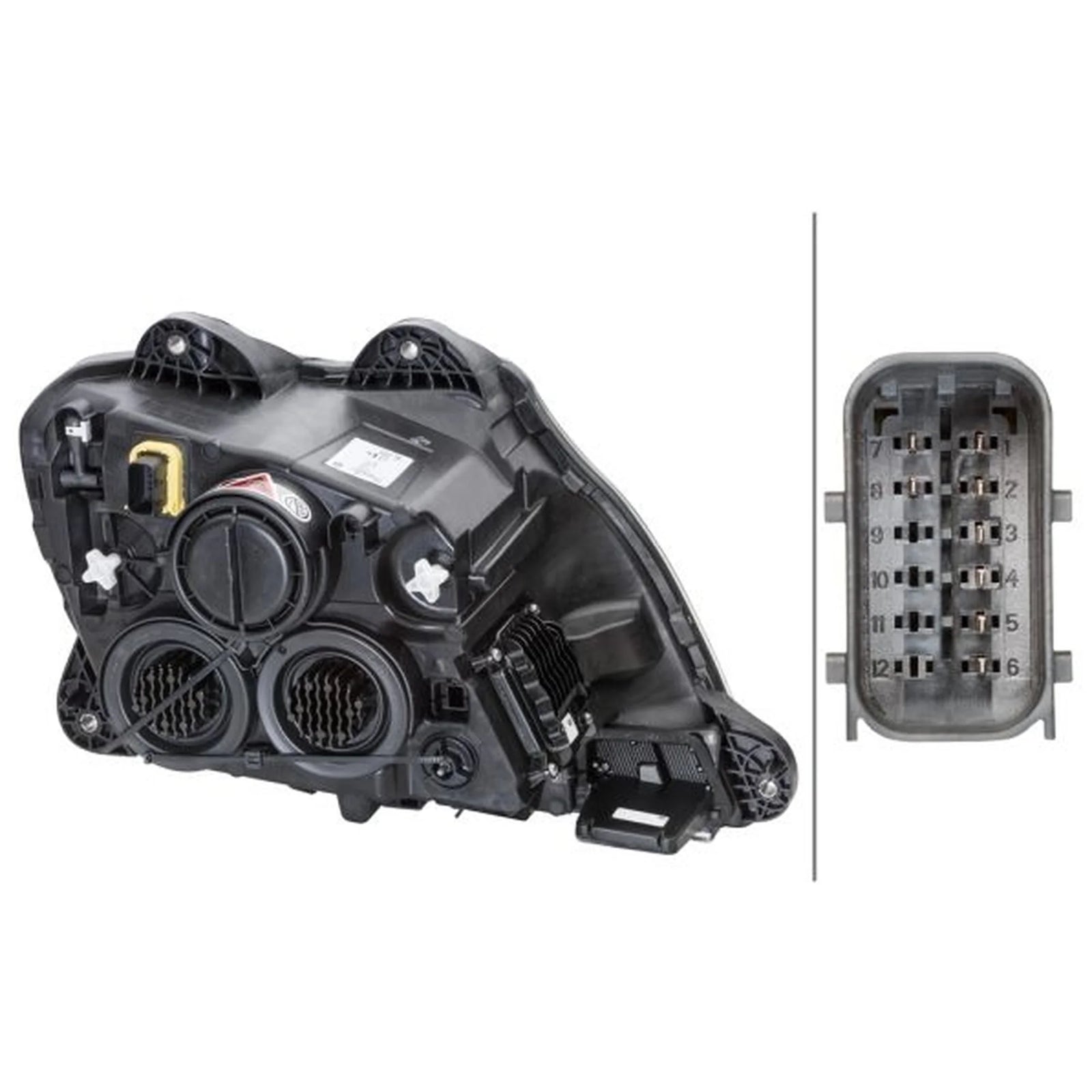 Hella Headlight Headlamp LED Left 1EX 010 116-711