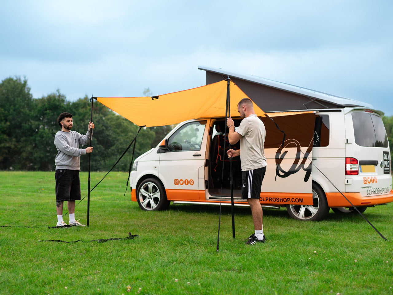 Olpro Rectangle Canopy/Shade (Orange l)