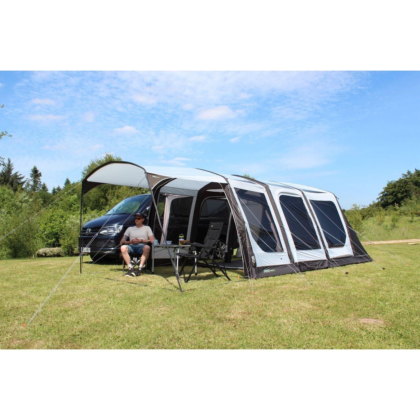 Outdoor Revolution Movelite T4E Driveaway Air Awning Low 180-220cm