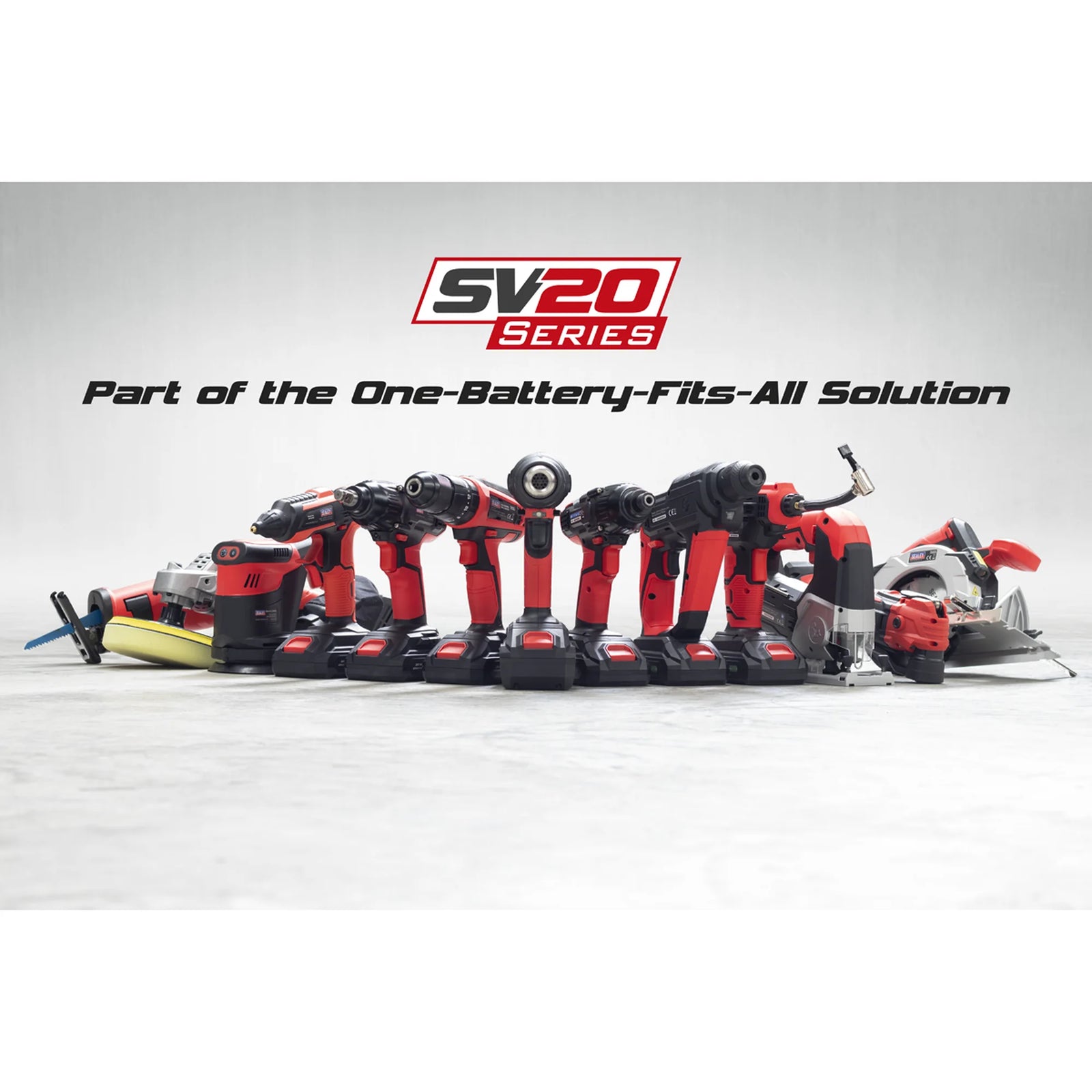 Sealey Cordless Power Tool Kit 20V - 3 Tools & 2 Batteries