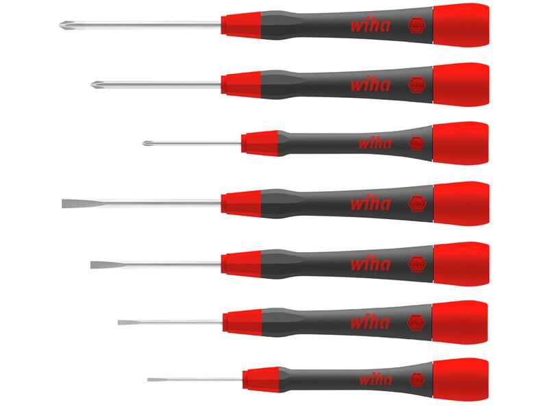 Wiha PicoFinish® SL/PH Fine Screwdriver Set, 7 Piece
