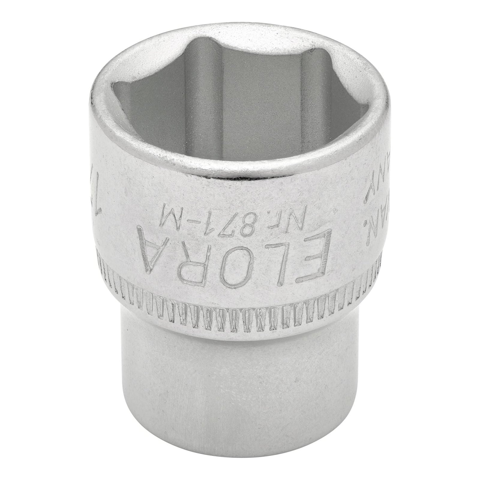 Draper Elora Hexagon Socket, 3/8" Sq. Dr., 17mm