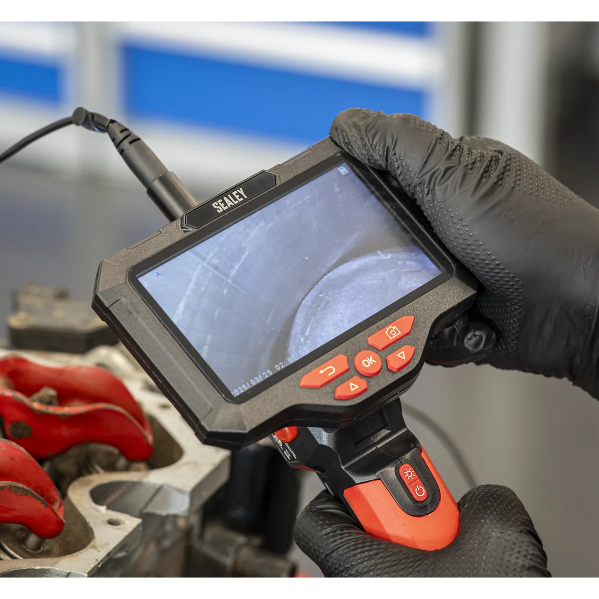 Sealey Video Borescope VS8117 3.9mm Camera & 5" Screen