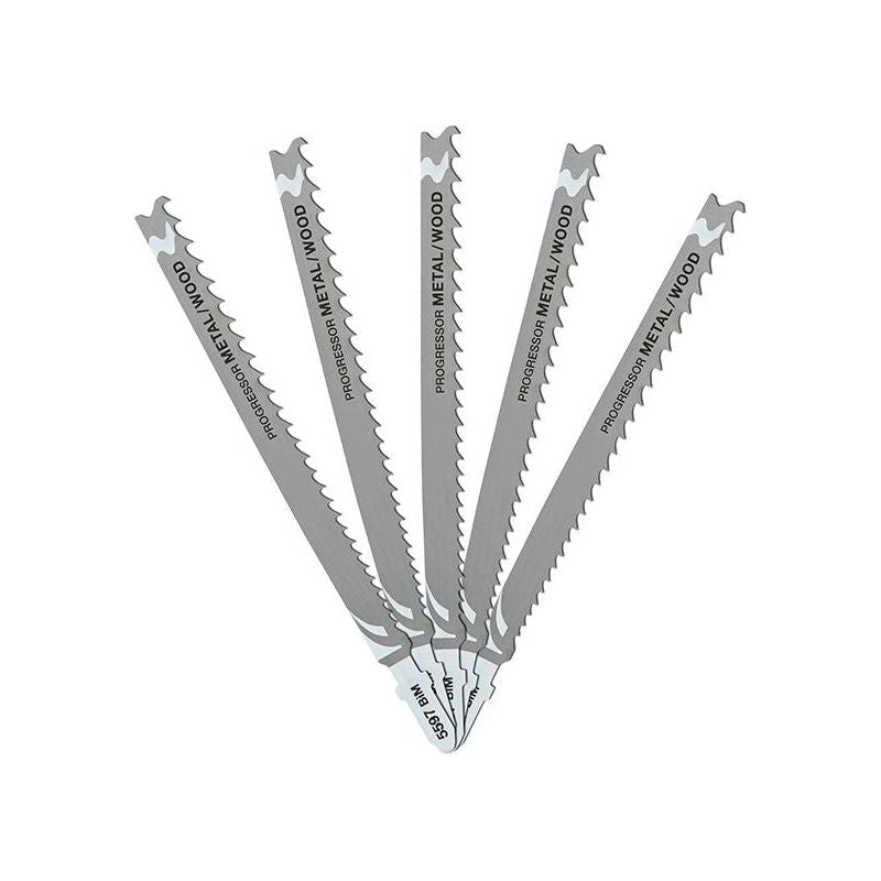 Dewalt Power Tools HCS Progressor Tooth Jigsaw Blades Pack of 5 T345XF