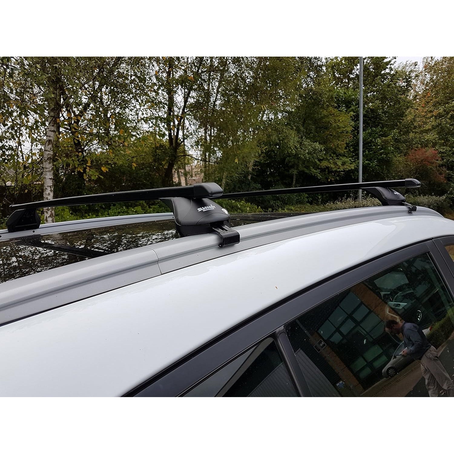 Summit Premium Steel Roof Bars fits Audi Q3  2012-2018  Suv 5-dr with Flush Rails