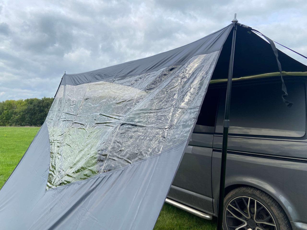 Olpro Rectangle Canopy with Window (Charcoal)