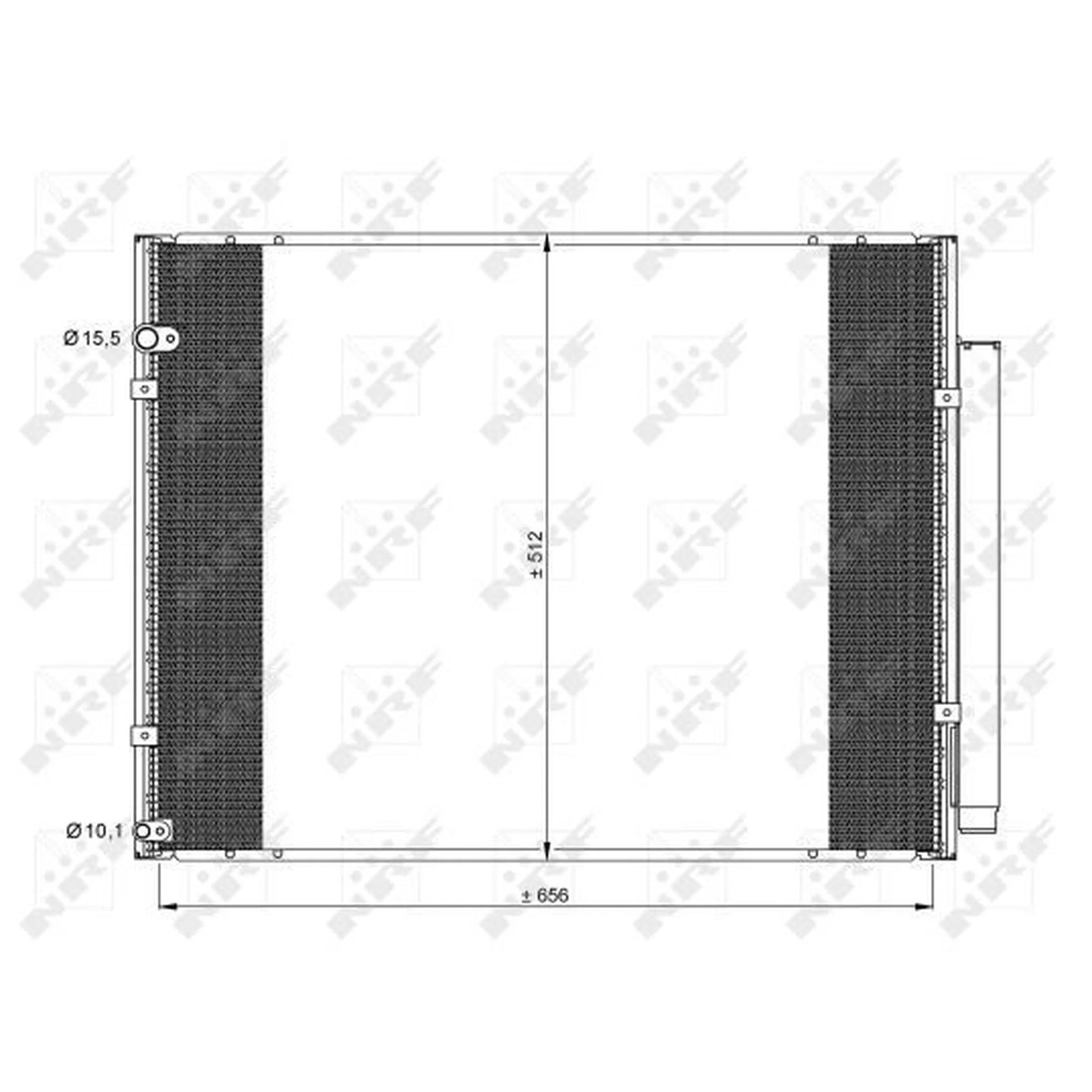 NRF Air Conditioning Condenser 35857