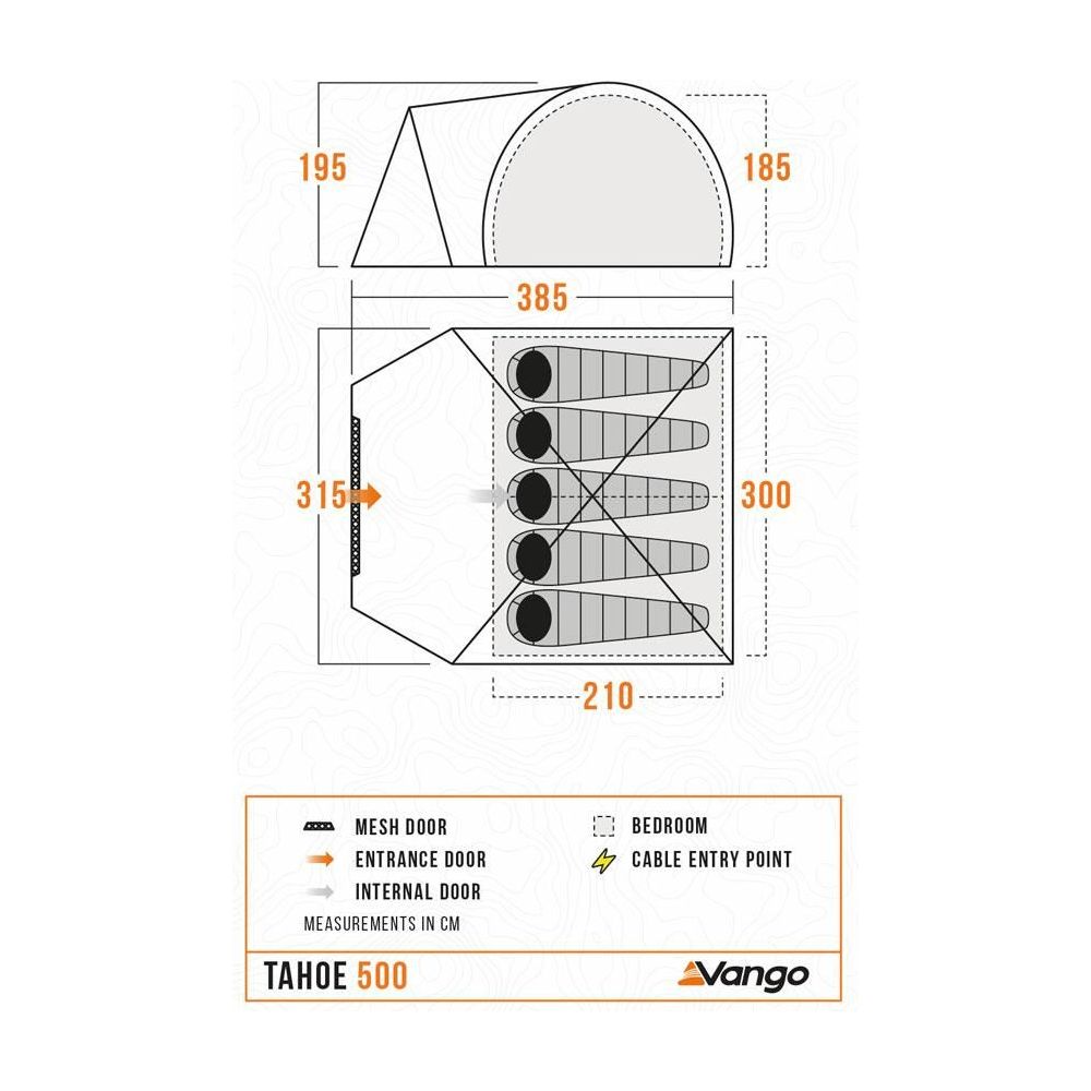 Vango Tahoe 500 Tent Deep Blue