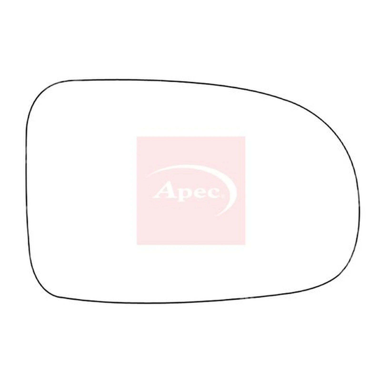 Apec Exterior Wing Mirror Glass Right AMS2692