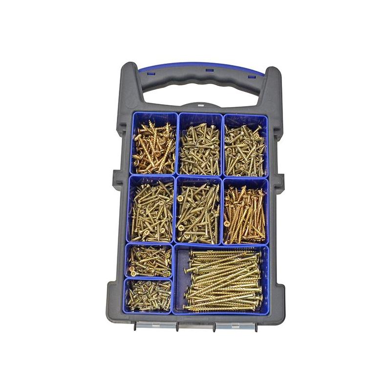 Forgefix ForgeFast Pozi Compatible Elite Performance Wood Screw Organiser 1000 Piece