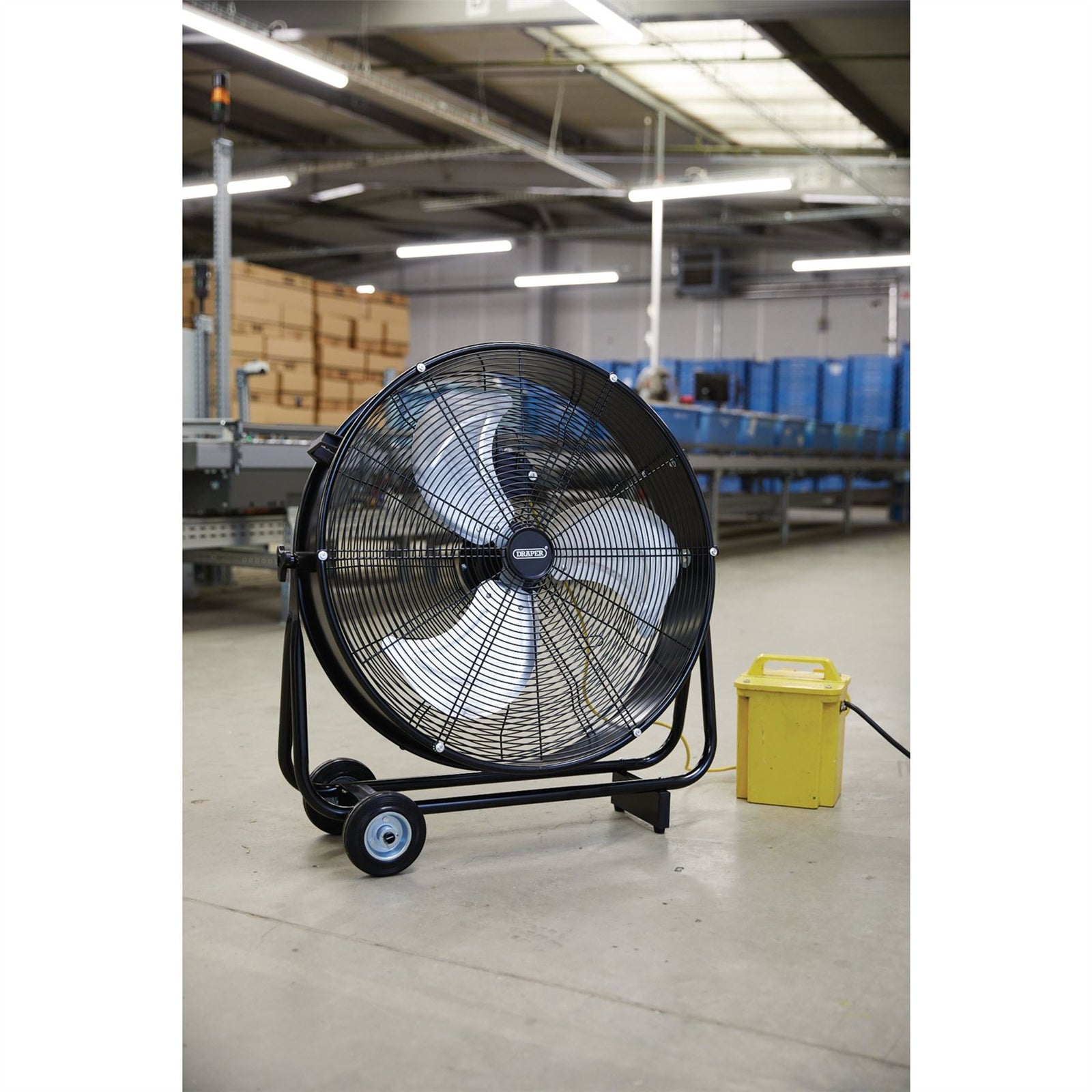 Draper 110V Drum Fan, 24"/610mm, 125W 03365
