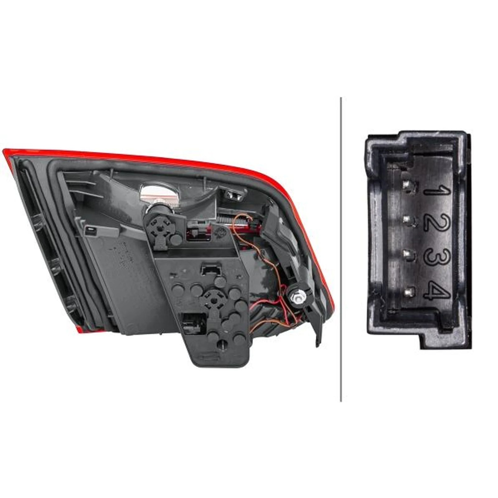 Hella Tail Light / Lamp H21W Right 2TZ 011 145-521