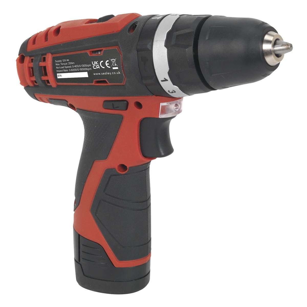 Sealey Cordless Combi Drill10mm 12V SV12 Series Body Only CP1201