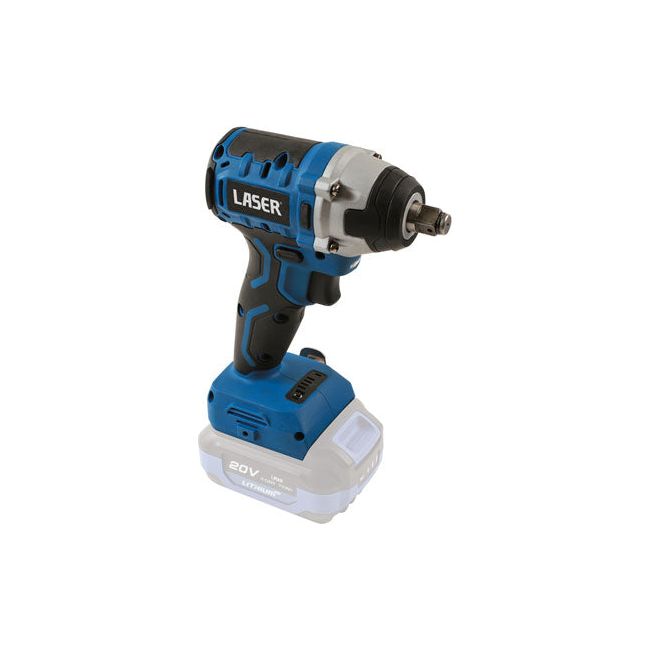 Laser Cordless Impact Wrench 1/2"D 20V Kit 68013