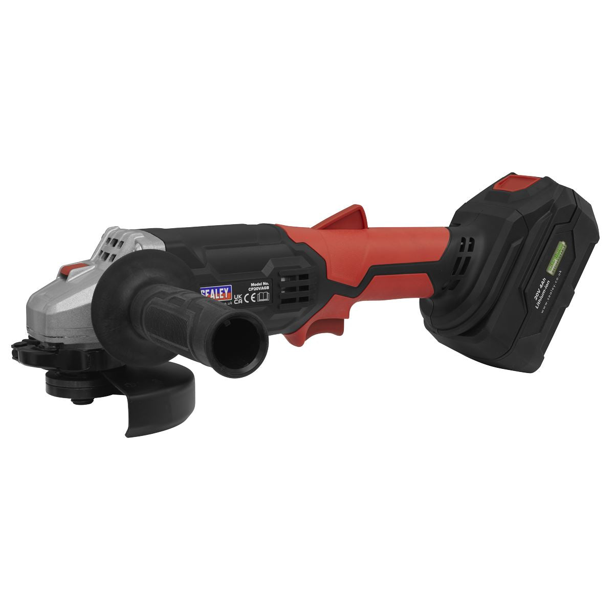 Sealey Cordless Angle Grinder Kit115mm 20V 4Ah SV20 Series CP20VAGBKIT1