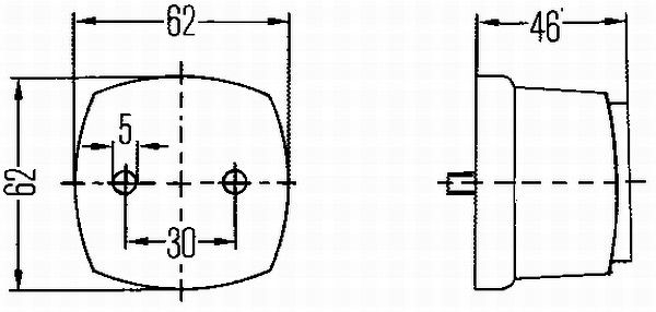 Hella Position Light 2PG 003 057-017