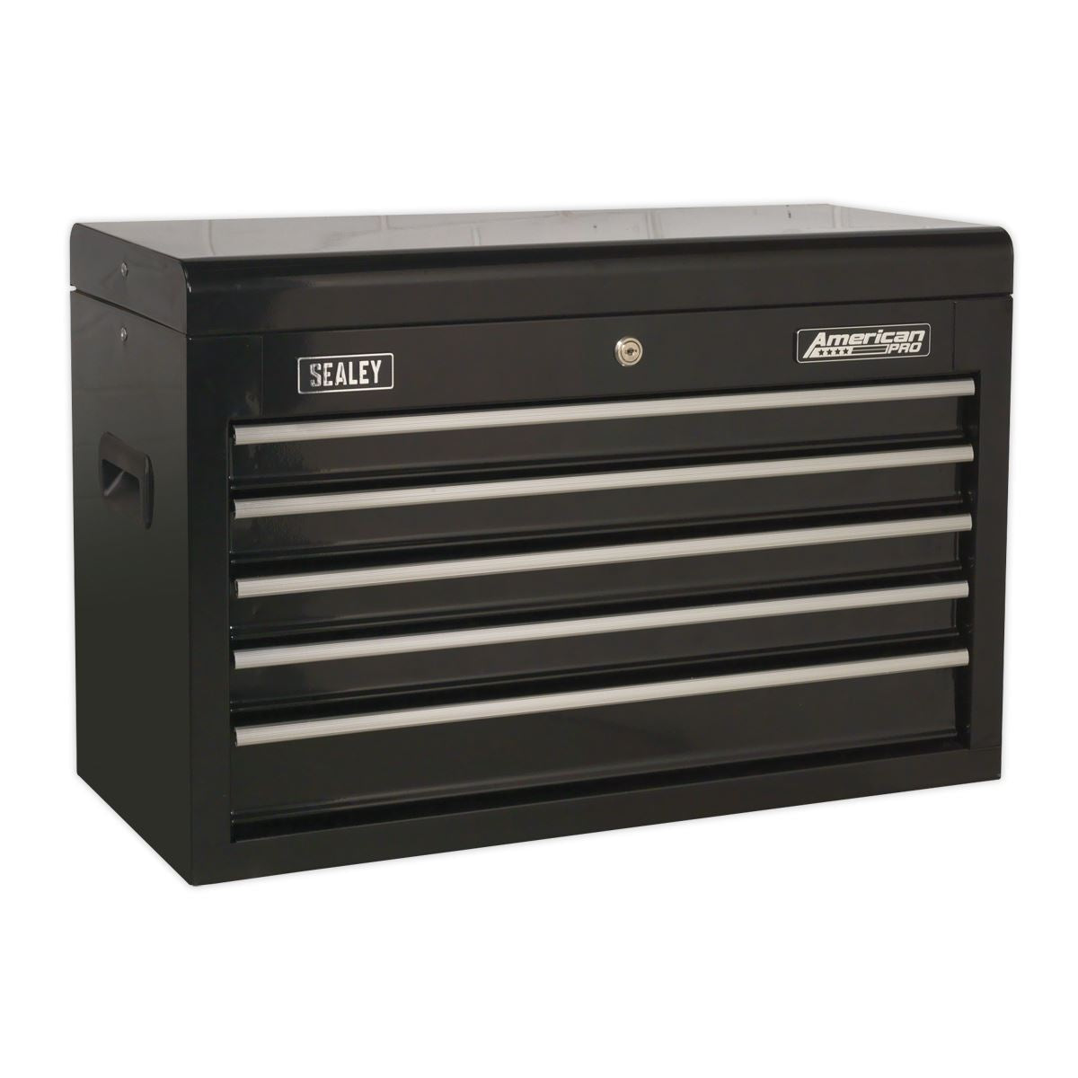 Sealey Topchest 5 Drawer with Ball-Bearing Slides - Black
