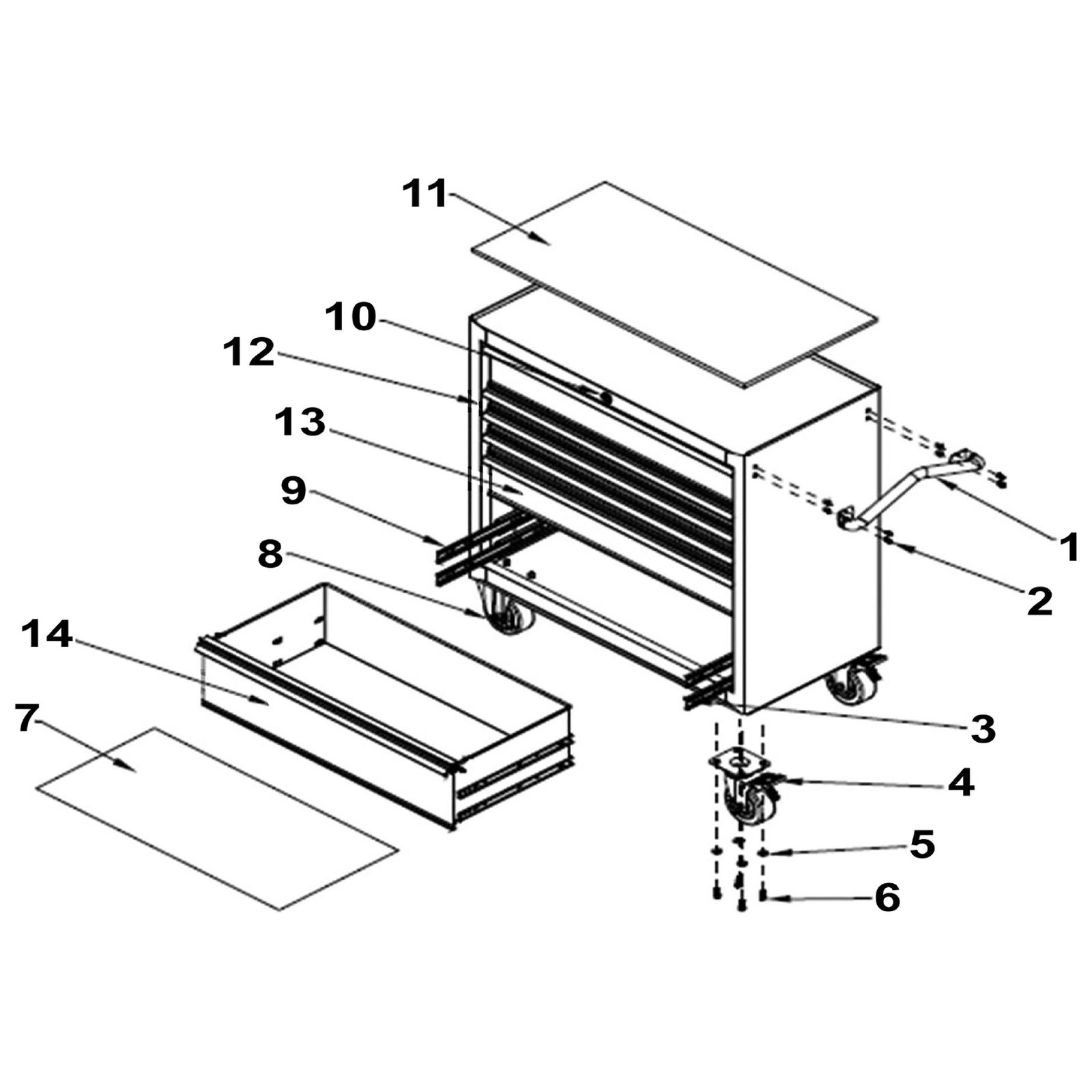 Sealey Small Drawer PTB93006-SD